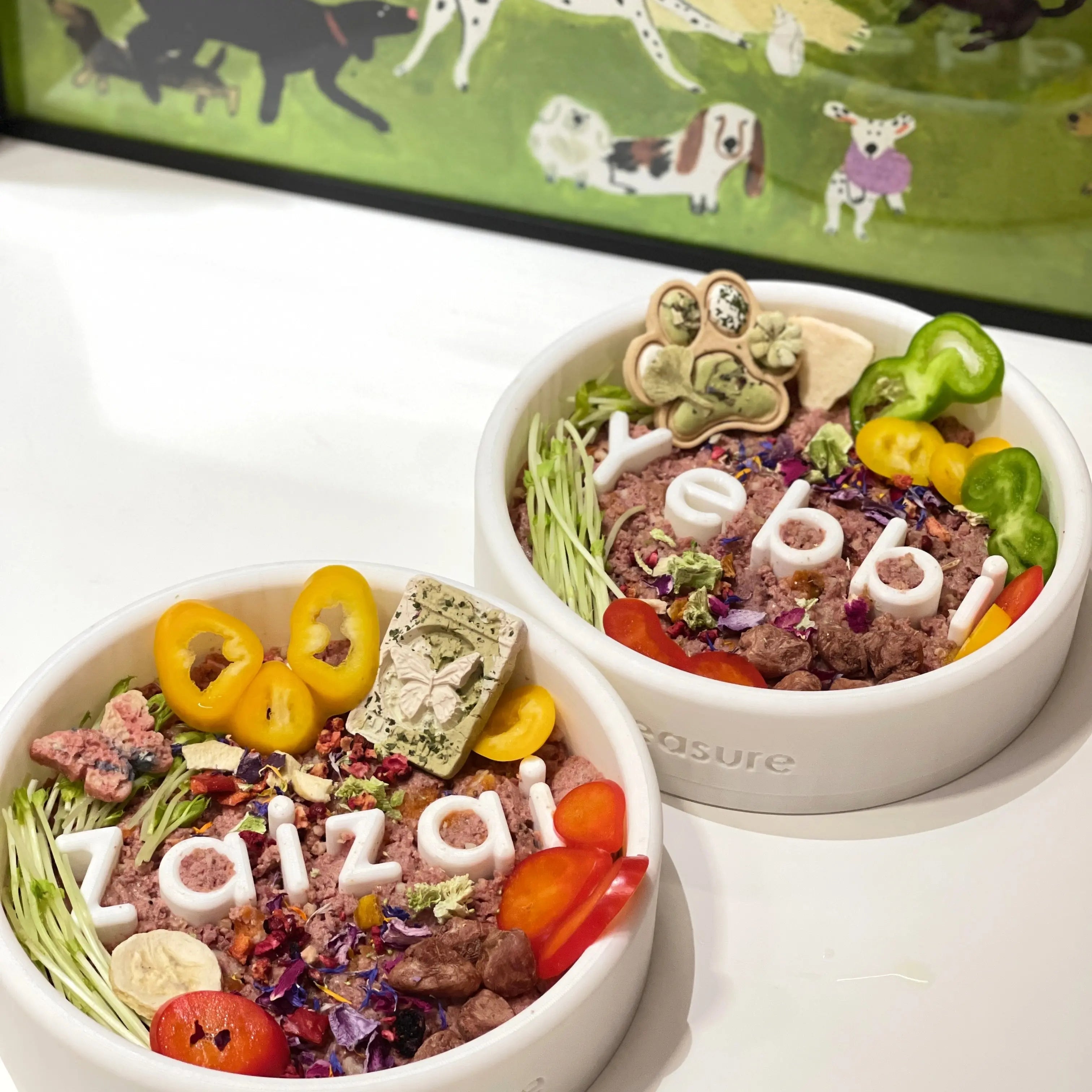 Personalized dog bowls