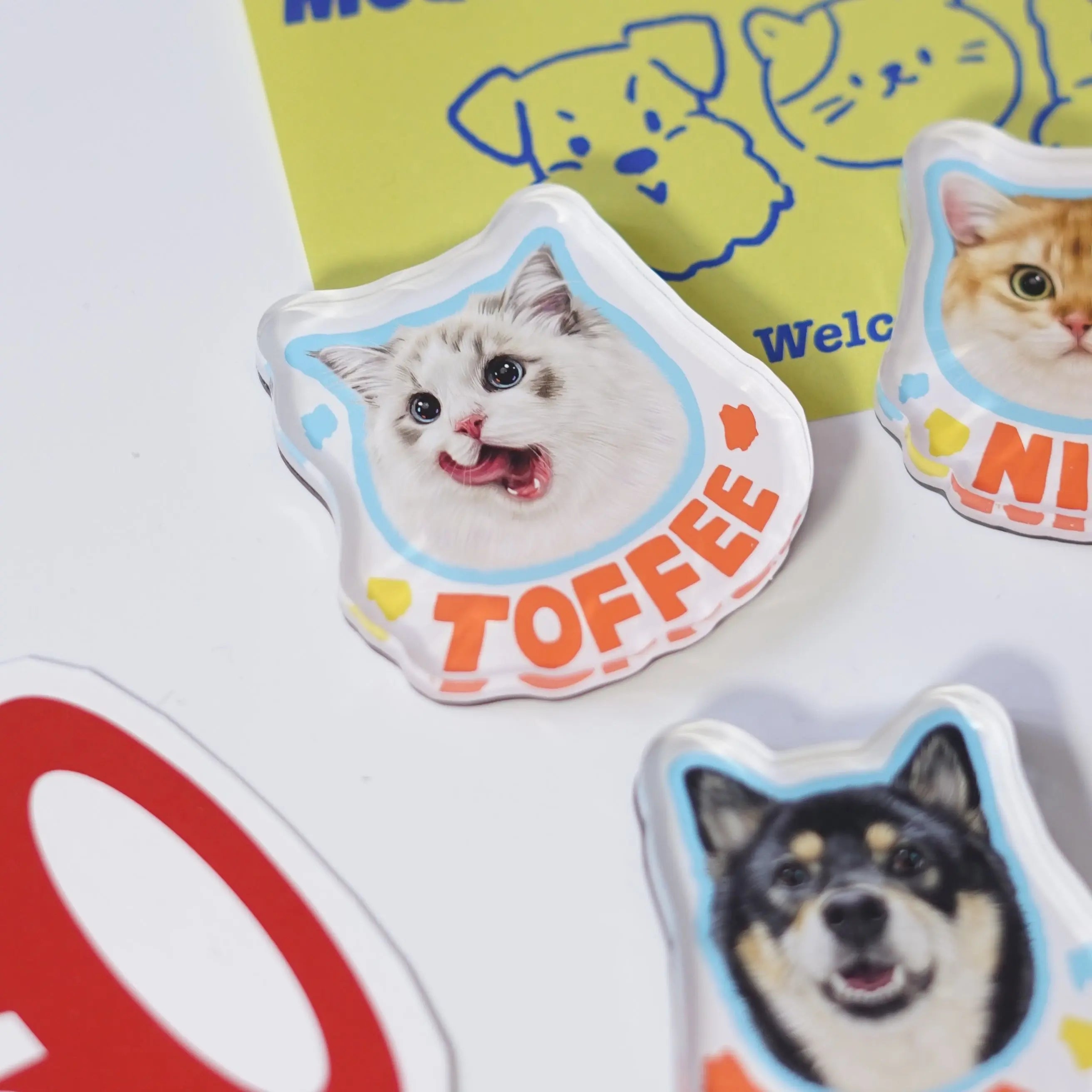 Custom dog fridge magnets - Pup Treasure