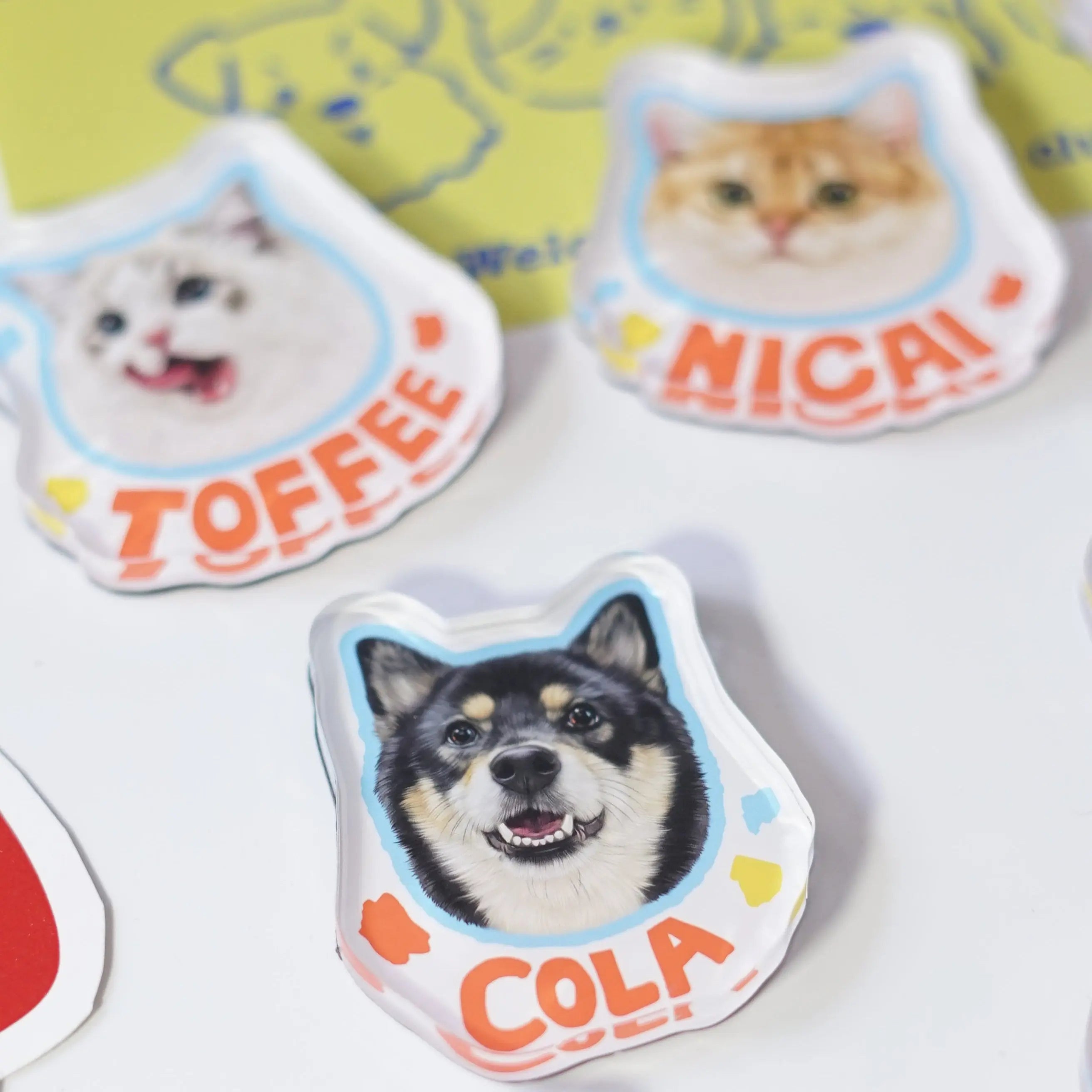 Custom dog fridge magnets - Pup Treasure