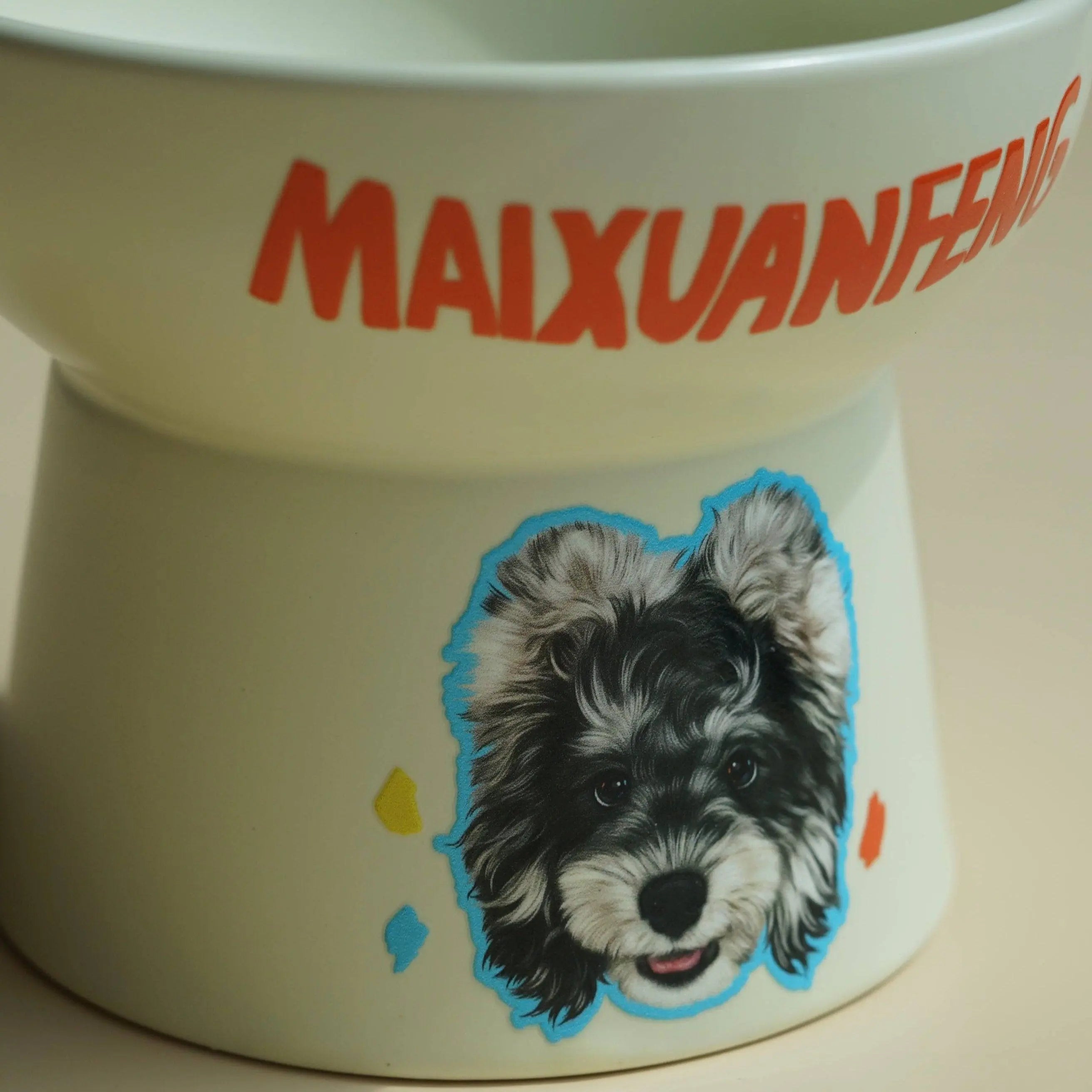 Personalized Ceramic Dog Bowl | Unique Gift for Dogs - Pup Treasure