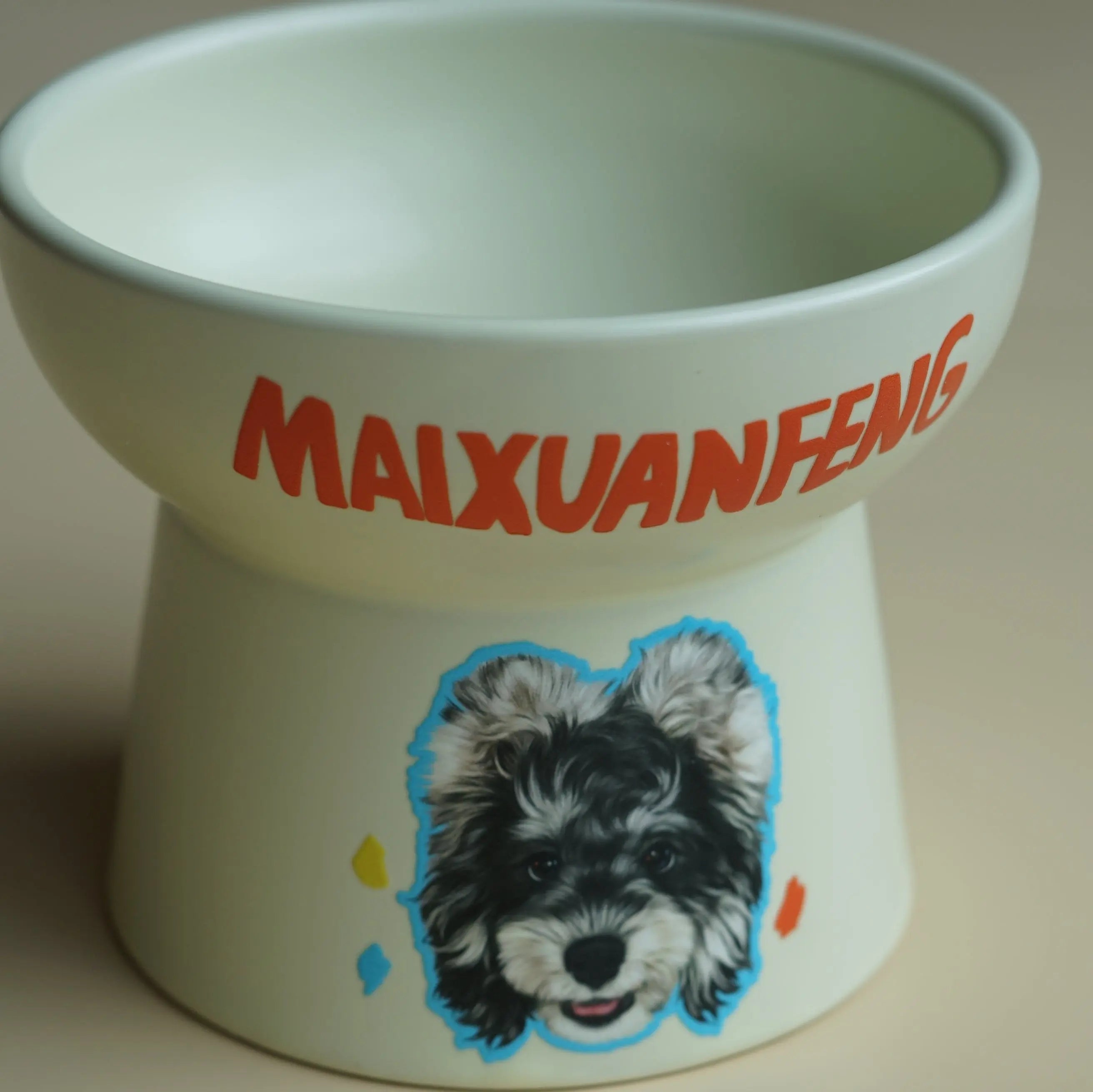 Personalized Ceramic Dog Bowl | Unique Gift for Dogs - Pup Treasure